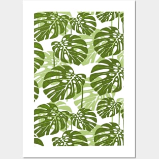 Monstera Wood Posters and Art